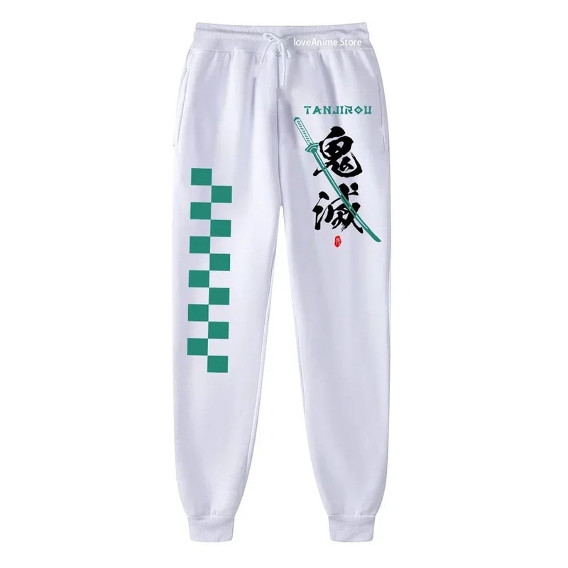 Demon Slayer Anime Jogger Sweatpants Fleece Gym Running Pants For Men Women 16