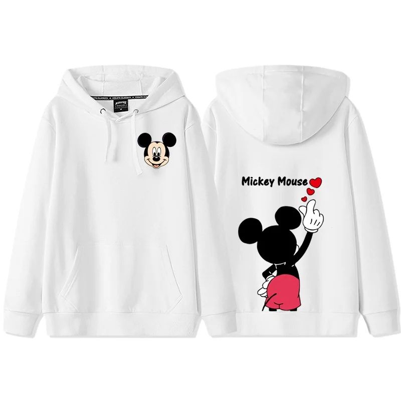 Donald Daisy Cozy Couple Hoodie Disney Cartoon Fleece Sweatshirt For Women 0