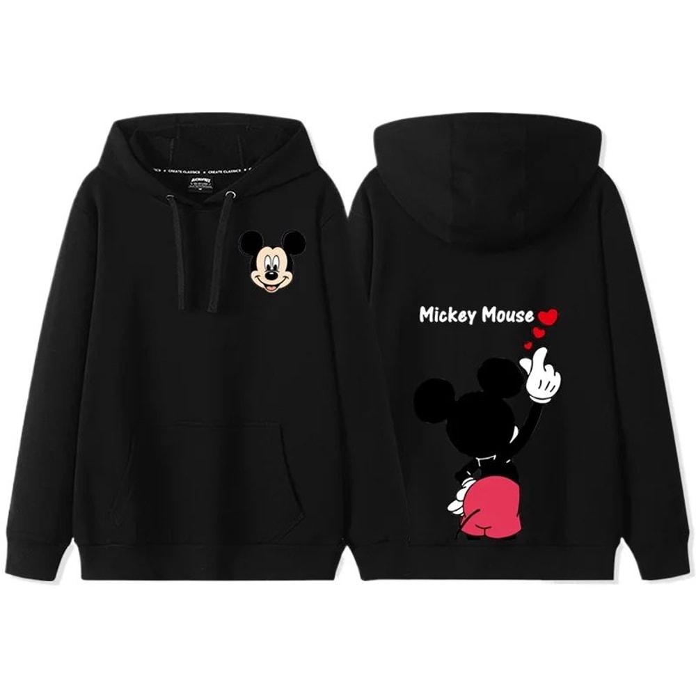 Donald Daisy Cozy Couple Hoodie Disney Cartoon Fleece Sweatshirt For Women 1