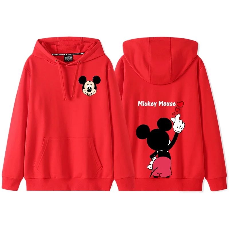 Donald Daisy Cozy Couple Hoodie Disney Cartoon Fleece Sweatshirt For Women 5