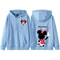 Donald Daisy Cozy Couple Hoodie Disney Cartoon Fleece Sweatshirt For Women 10