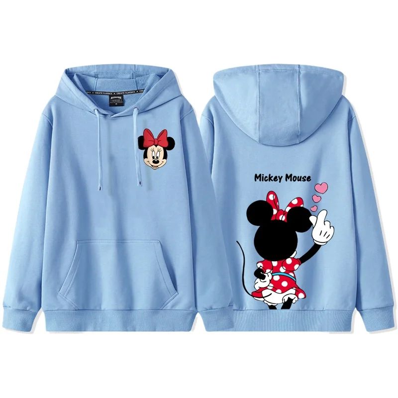 Donald Daisy Cozy Couple Hoodie Disney Cartoon Fleece Sweatshirt For Women 10