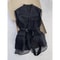 Korean Summer Black Sleeveless Vest Slim Waist V Neck Waistcoat With Mesh Patchwork 1