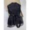 Korean Summer Black Sleeveless Vest Slim Waist V Neck Waistcoat With Mesh Patchwork 2