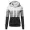 Color Block Womens Tracksuit Set Hooded Sweatshirt Jogger Pants Activewear S3XL 3