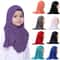 ComfortStretch Kids Hijab Soft Breathable Islamic Scarf For Toddler Girls 0