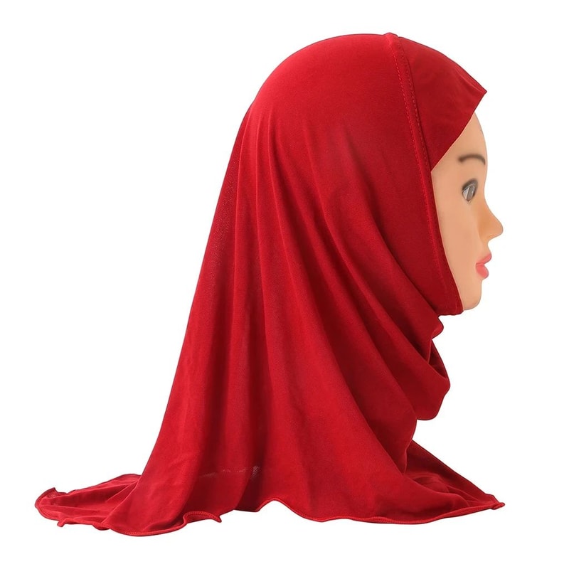 ComfortStretch Kids Hijab Soft Breathable Islamic Scarf For Toddler Girls 3