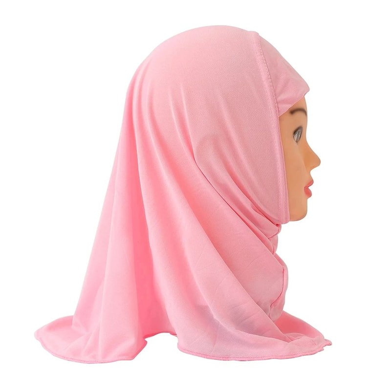 ComfortStretch Kids Hijab Soft Breathable Islamic Scarf For Toddler Girls 5