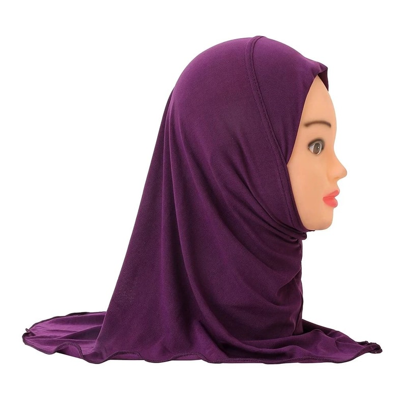 ComfortStretch Kids Hijab Soft Breathable Islamic Scarf For Toddler Girls 9