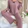 CozyChic Ribbed Knit Womens Pajama Set Soft Long Sleeve Winter Sleepwear Loungewear 1