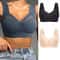 LaceLift Seamless Comfort Bralette Plus Size Lace Sports Bra Wireless Backless L3XL 0