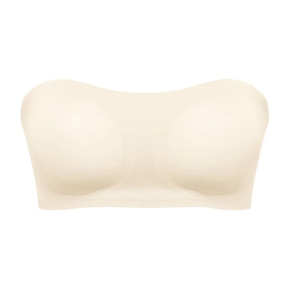 SilkLift Seamless Strapless Push Up Bra Invisible AntiSlip Ice Silk Support 8