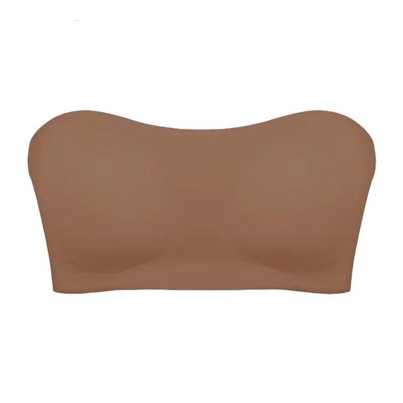 SilkLift Seamless Strapless Push Up Bra Invisible AntiSlip Ice Silk Support 9