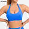 NCLAGEN Seamless Halter High Support Sports Bra With Open Back Lift 0