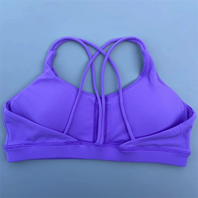 PowerHold Seamless Sports Bra For Women High Support Padded Yoga Gym Top 4