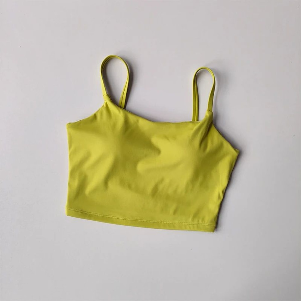 Seamless PushUp Strapless Sports Bra Beauty Back Yoga Gym Camisole 5