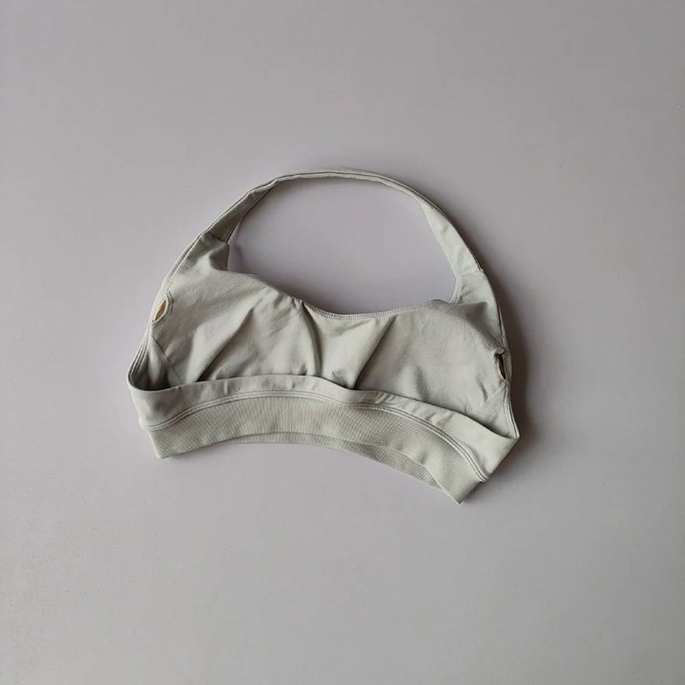 Seamless Shockproof Backless Sports Bra Padded High Impact Workout Yoga Bra 3