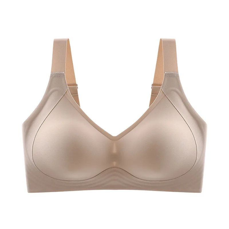 Seamless Push Up Wireless Bra Plus Size Thin Cup Comfort Bralette M6XL 6