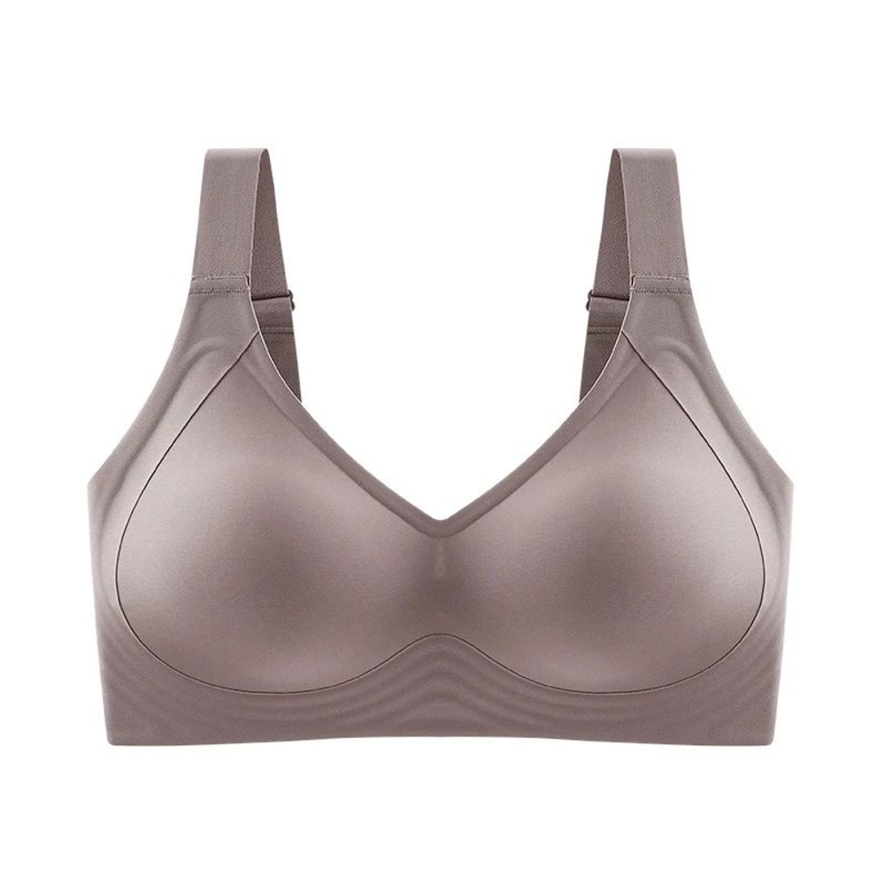 Seamless Push Up Wireless Bra Plus Size Thin Cup Comfort Bralette M6XL 8