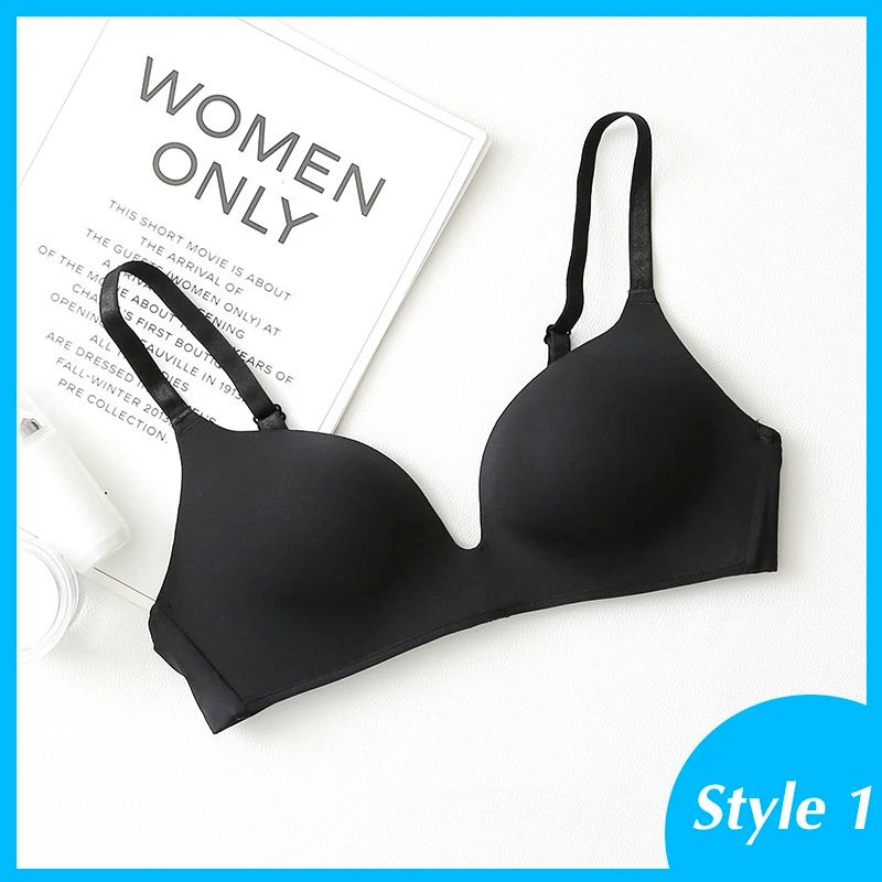 Seamless Wireless PushUp Bralette For Women 34 Cup Lift AB Cups 6