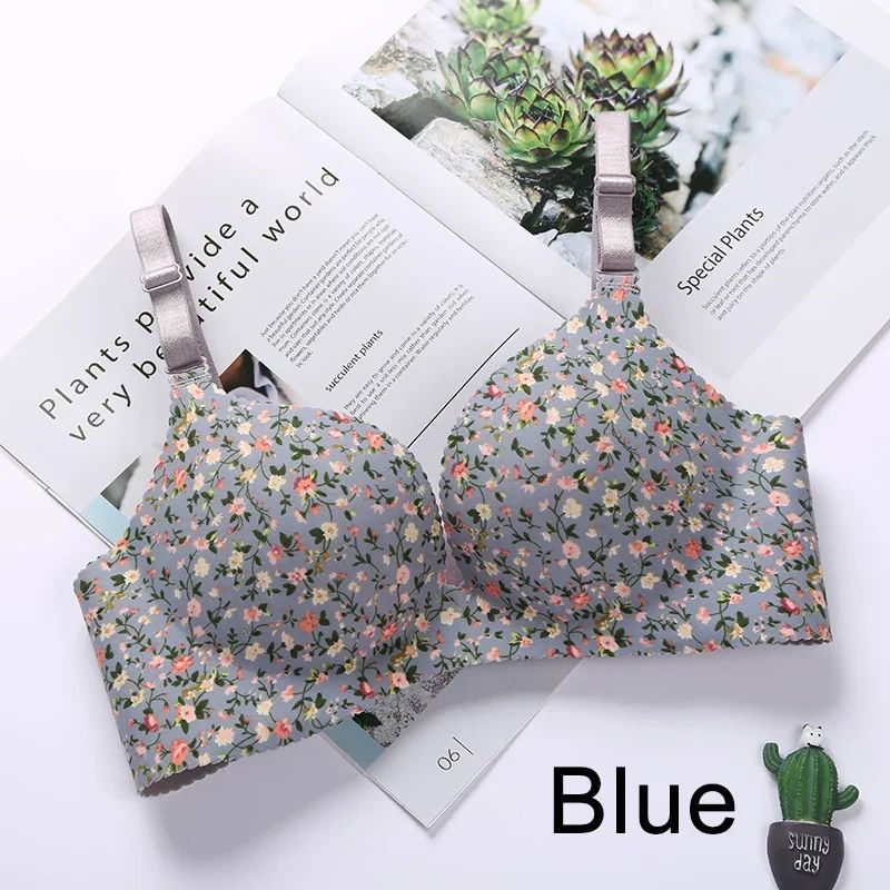 BloomLift Seamless Floral Push Up Bra For Women 5