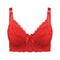 ElegantLift Full Coverage Wireless Lace Bra For Plus Size Women 8