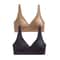 Seamless Wireless Push Up Bra Set Soft Padded Everyday Comfort Bras 2Pack 4