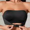 SmoothLift Strapless Push Up Bra Seamless Front Button Bandeau Top For Women 4