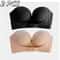 SmoothLift Strapless Push Up Bra Seamless Front Button Bandeau Top For Women 12
