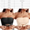 SmoothLift Strapless Push Up Bra Seamless Front Button Bandeau Top For Women 1