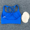 FlexLift CrossBack Sports Bra Shockproof Push Up Workout Crop Top 3