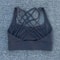FlexLift CrossBack Sports Bra Shockproof Push Up Workout Crop Top 4
