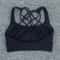 FlexLift CrossBack Sports Bra Shockproof Push Up Workout Crop Top 7