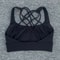 FlexLift CrossBack Sports Bra Shockproof Push Up Workout Crop Top 7
