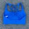 FlexLift CrossBack Sports Bra Shockproof Push Up Workout Crop Top 8