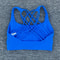 FlexLift CrossBack Sports Bra Shockproof Push Up Workout Crop Top 8