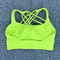 FlexLift CrossBack Sports Bra Shockproof Push Up Workout Crop Top 12