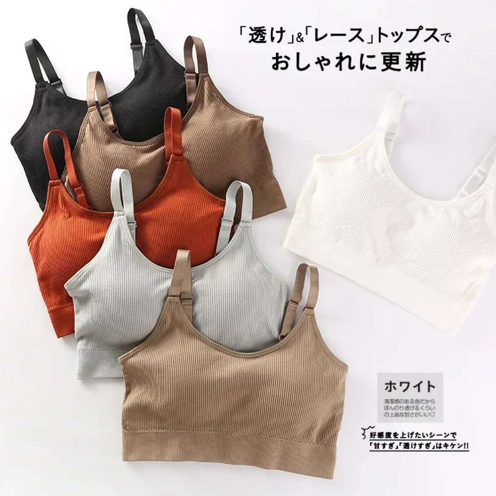 Seamless Comfort Full Cup Sleep Sports Bra Breathable Wireless Bralette For Women 5