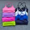 CrossBack Sports Bra With Chest Pads Hollow Back Yoga Vest For HighImpact Support 2