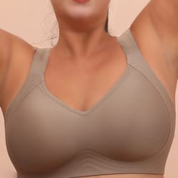 comfortlift seamless plus size sleeping & yoga bra – wireless anti sagging support