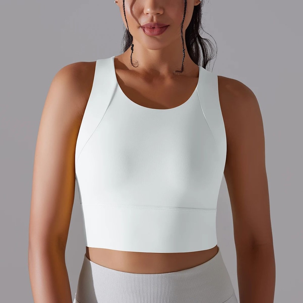 FlexLift Seamless HighImpact Sports Bra Crop Top For Women 1