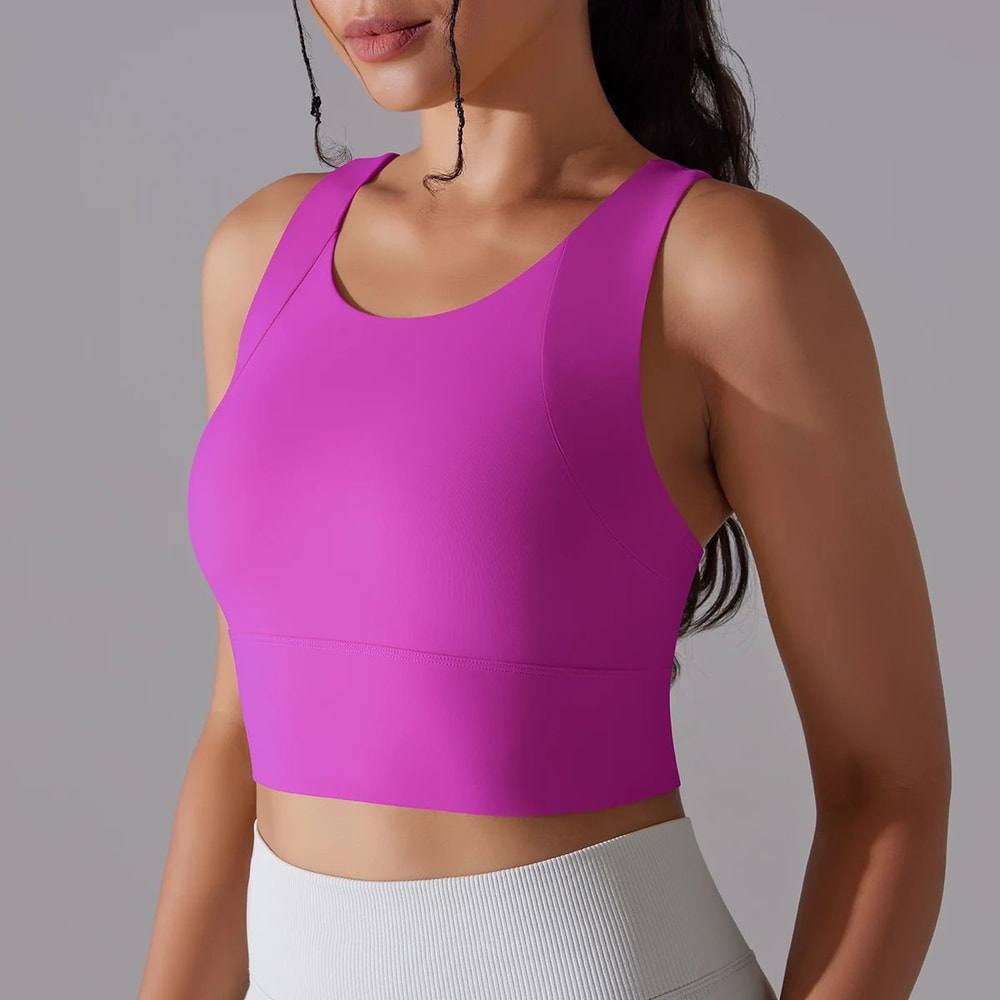 FlexLift Seamless HighImpact Sports Bra Crop Top For Women 2