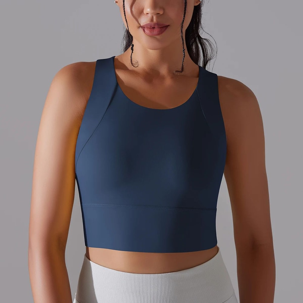 FlexLift Seamless HighImpact Sports Bra Crop Top For Women 0