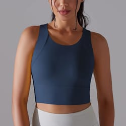 flexlift seamless high-impact sports bra crop top for women