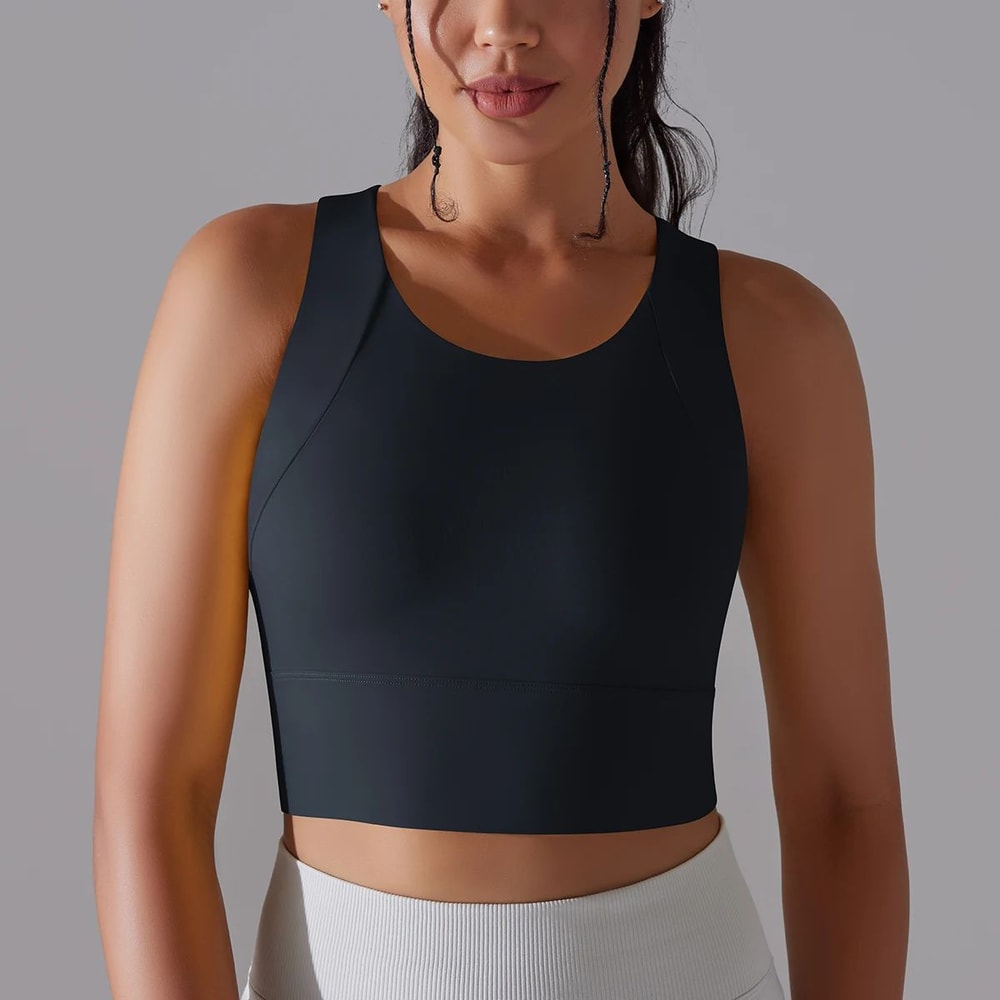 FlexLift Seamless HighImpact Sports Bra Crop Top For Women 3