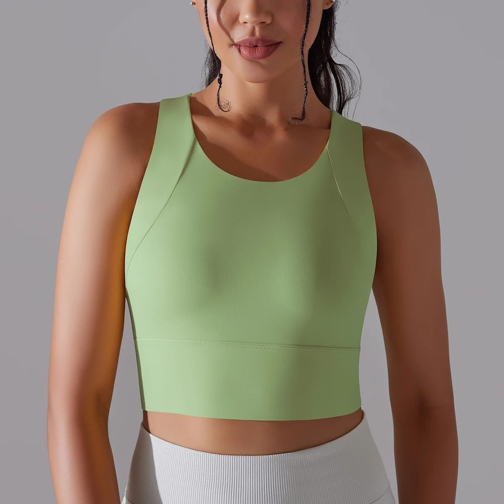 FlexLift Seamless HighImpact Sports Bra Crop Top For Women 7