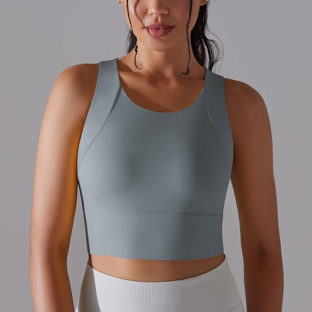 FlexLift Seamless HighImpact Sports Bra Crop Top For Women 8
