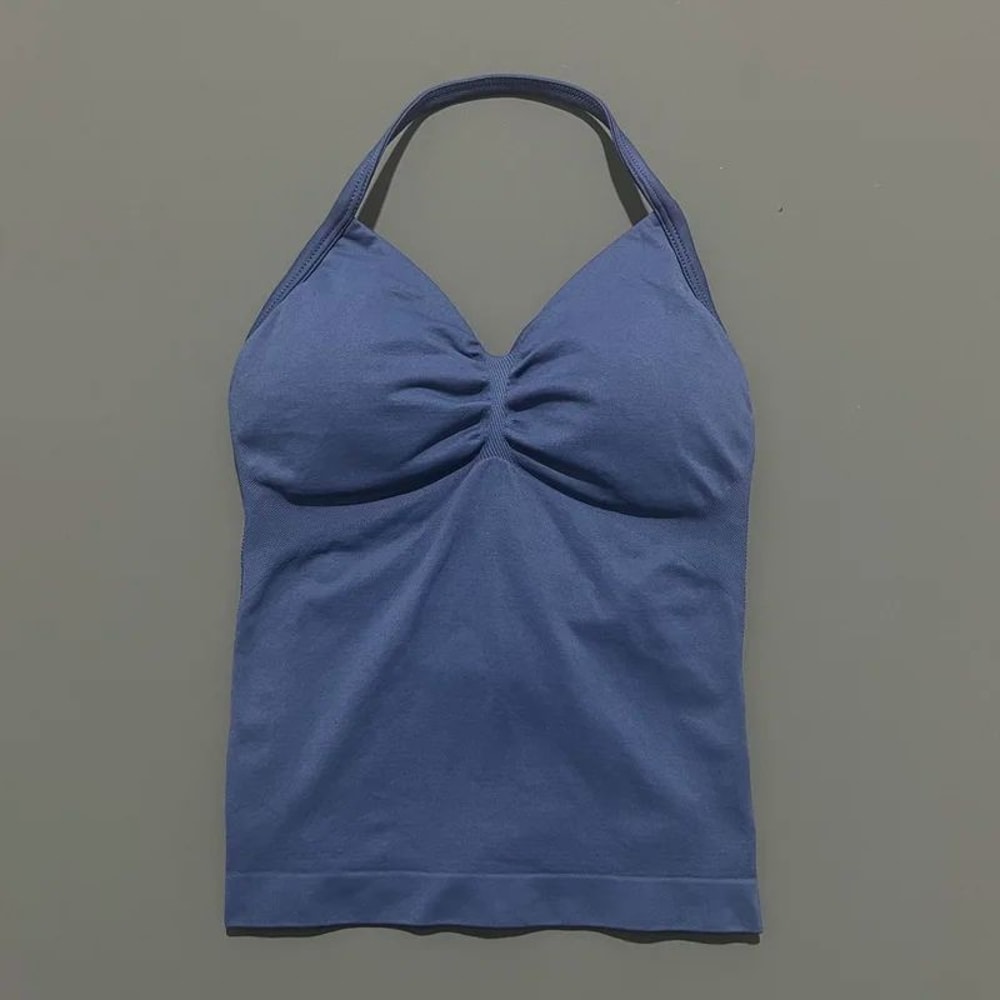 Impact Sculpt OpenBack Longline Sports Bra Tank For Women 9