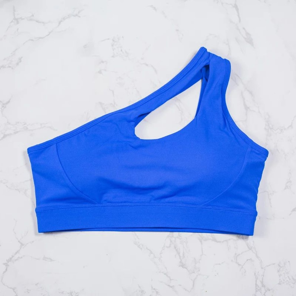 DIAS Fit Joy One Shoulder Sports Bra Seamless Yoga Top For HighImpact Workouts 8
