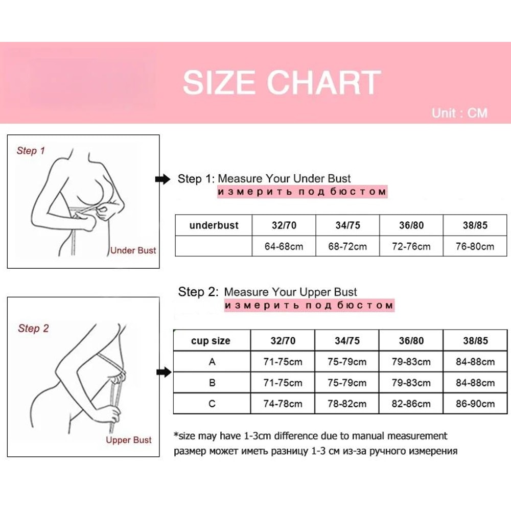 Seamless Invisible Lift Bralette Wireless Push Up Bra With 3D Pads AC Cup 1